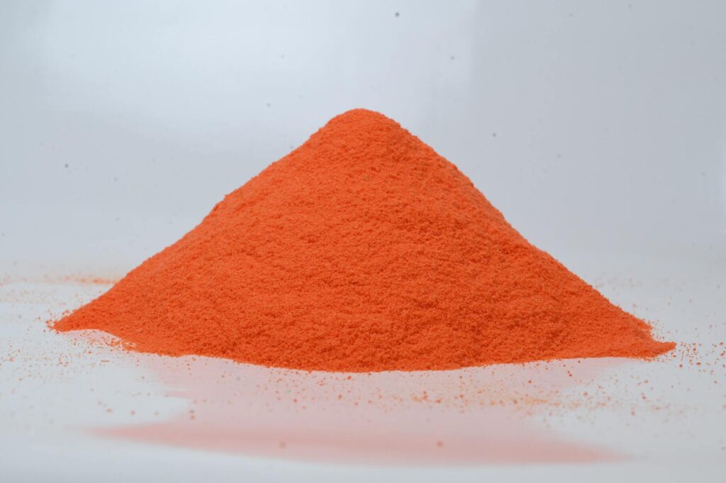 orange night glow effects rotomoulding powder